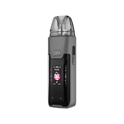 Vaporesso Luxe XR Max 2 Pod Kit 3200mAh 80W 5ml Grey Leather σε λευκό φόντο