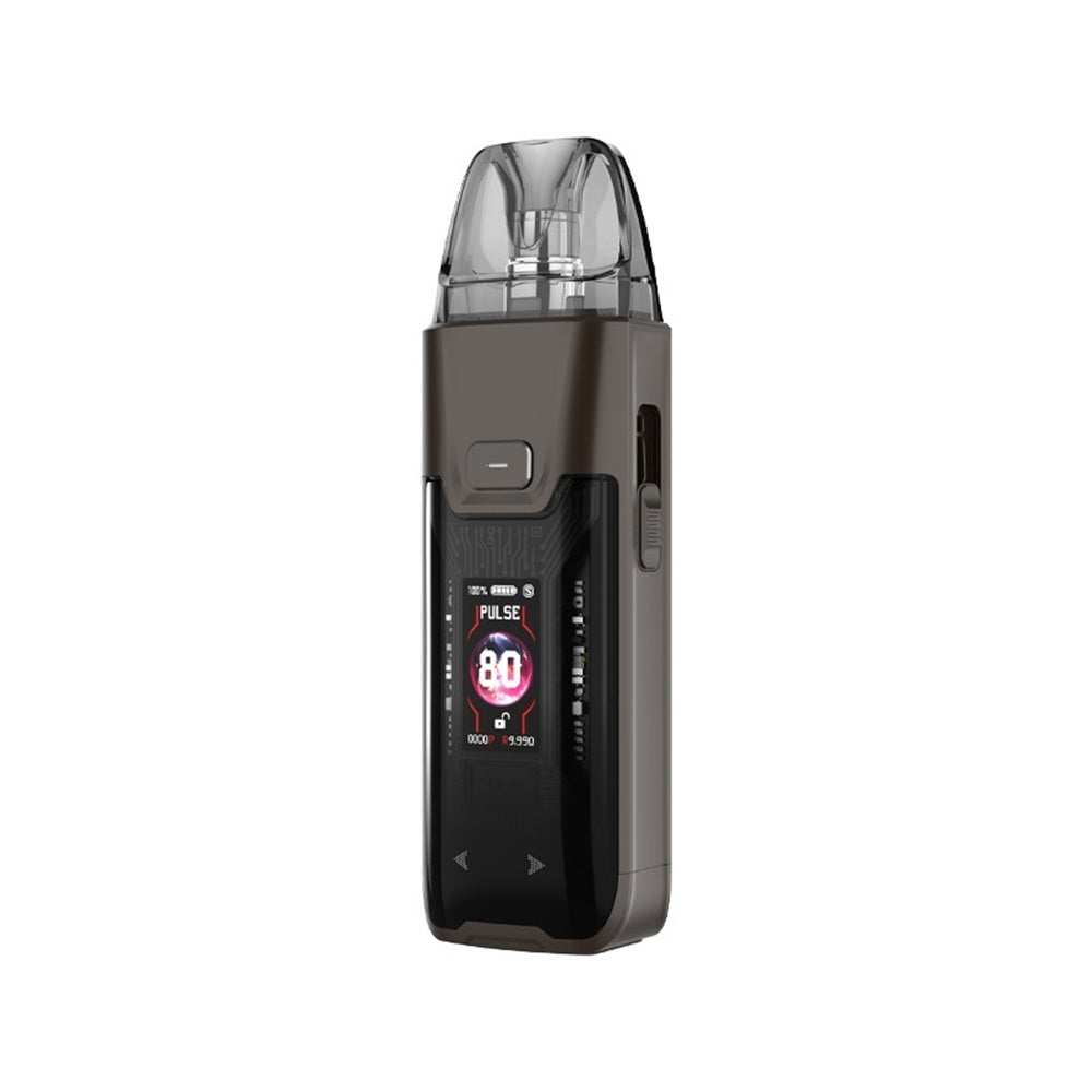 Vaporesso Luxe XR Max 2 Pod Kit 3200mAh 80W 5ml Mocha Leather σε λευκό φόντο