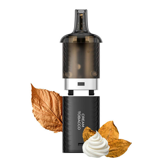 Vozol Vista Plug 10K Cream Tobacco ανταλλακτικό pod 2ml και υγρό 10ml