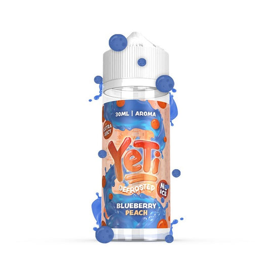 Yeti Defrosted Flavour Shot Blueberry Peach 120ml - Let's Vape 