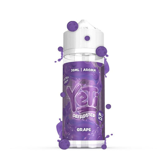 Yeti Defrosted Flavour Shot Grape 120ml - Let's Vape 