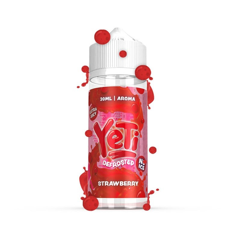 Yeti Defrosted Flavour Shot Strawberry 120ml - Let's Vape 