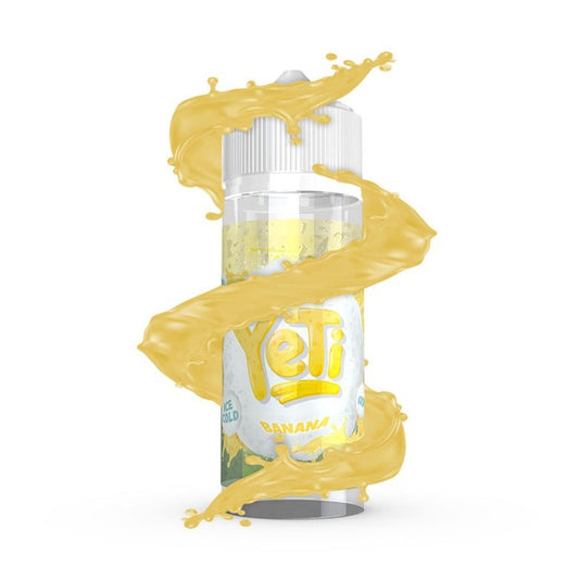 Yeti Iced Flavour Shot Banana 120ml - Let's Vape 