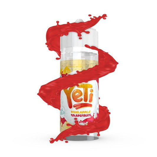 Yeti Iced Flavour Shot Pineapple Grapefruit 120ml - Let's Vape 