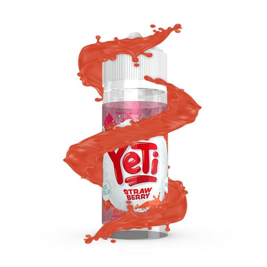 Yeti Iced Flavour Shot Strawberry 120ml - Let's Vape 