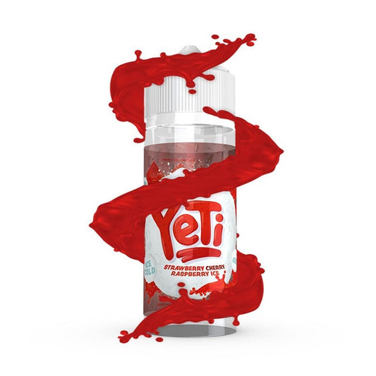 Yeti Iced Flavour Shot Strawberry Cherry Raspberry 120ml - Let's Vape 